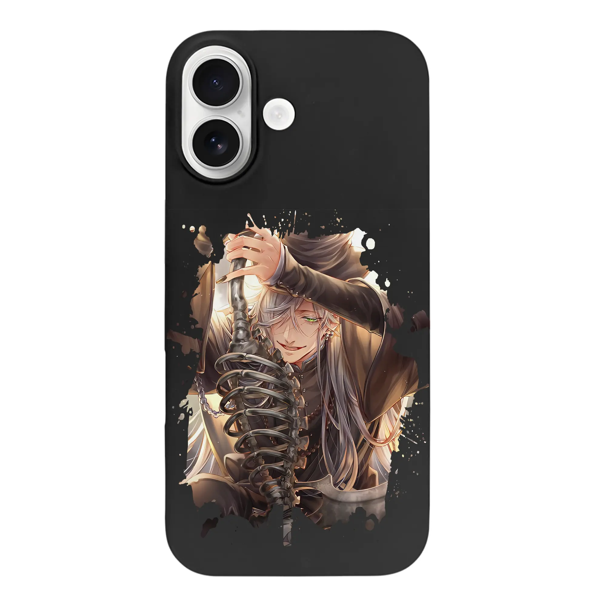 黒執事 グッズ,葬儀屋 - iPhone 17 シリーズ シリコンケース 薄型 耐衝撃 指紋防止 ソフトタッチカバー 精密フィット 傷防止 保護ケース iPhone 17/17 Air/17 Pro/17 Pro Max 対応